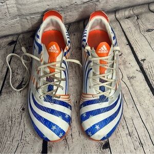 Soccer Cleat Kids Adidas Youth 3 USA Stars and Stripes Red White & Blue Olympics